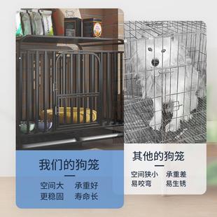 全方管狗笼大型犬狗笼中型带厕所六面全方管宠物笼室内外 直销新款