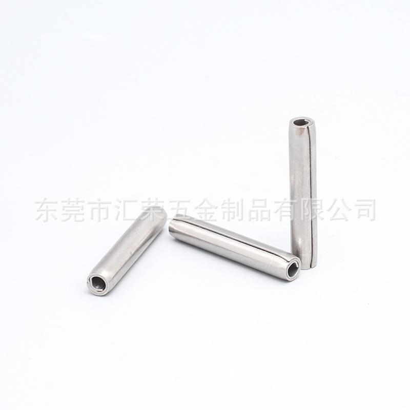 直销新款加工卷制销316 304 6mn 420不锈钢DIN1481卷制弹性销销多