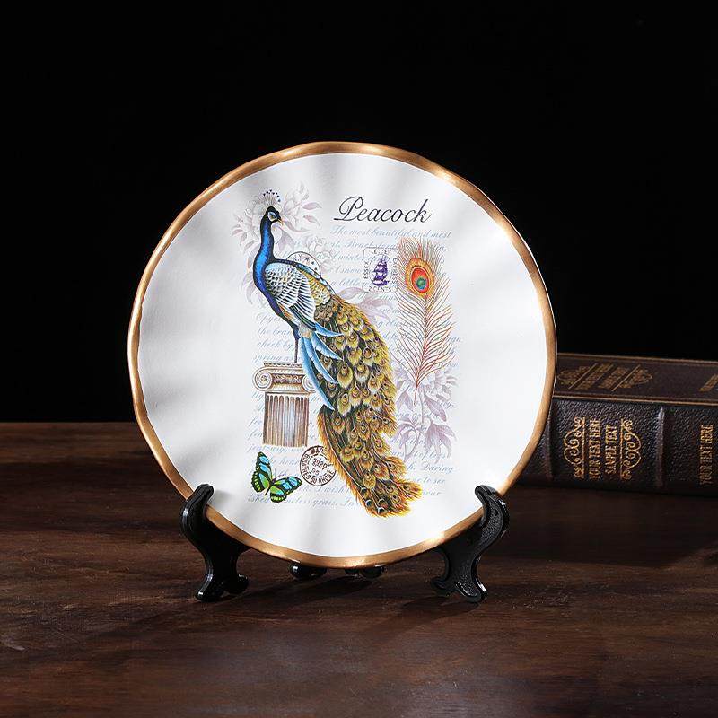 直销新款陶瓷装饰盘子现代简约客厅电视柜酒柜装饰品摆设工艺摆盘,橡塑材料及制品,工业陶瓷,淘宝优惠券,粉丝福利购,淘宝优惠卷