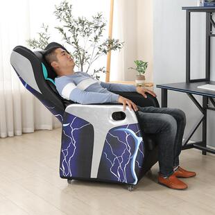 新款直销网吧电脑桌游戏办公桌椅网咖沙发台式单人电竞桌椅一体工