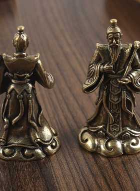 新款直销黄铜太白金星吉星高照创意茶宠茶道办公室桌面客厅装饰纯