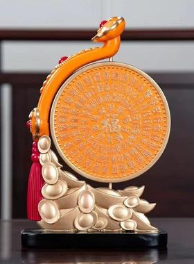 新款直销新中式招财百福如意摆件客厅玄关酒柜书房装饰品乔迁新居