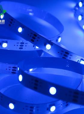 新款直销新款5V144珠幻彩RGB低压灯带跑马软灯条5050户外防水灯条