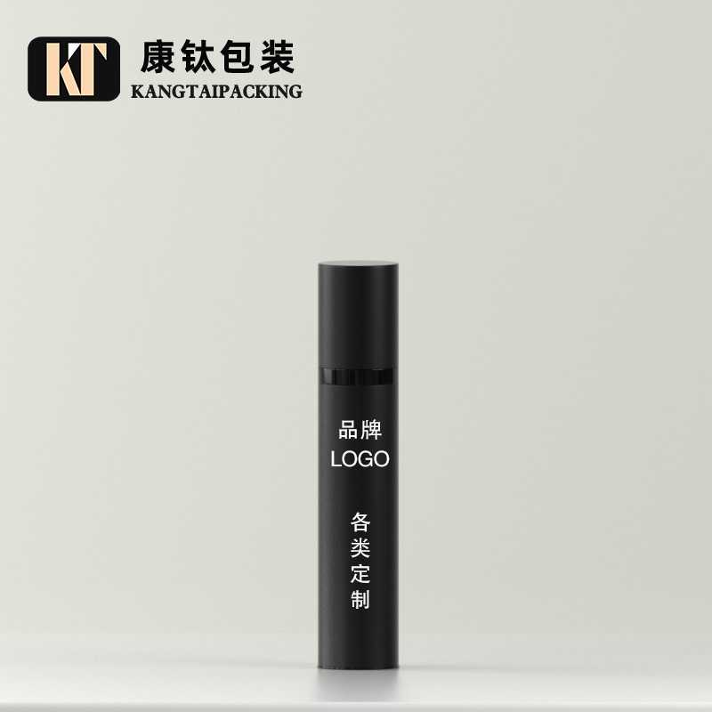 新款直销现货15ml 30ml 50ml黑色真空瓶AS按压型PP塑料乳液喷雾磨