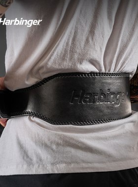 Harbinger哈彬者健身腰带硬拉健美举重牛皮护腰深蹲杠杆举重护具