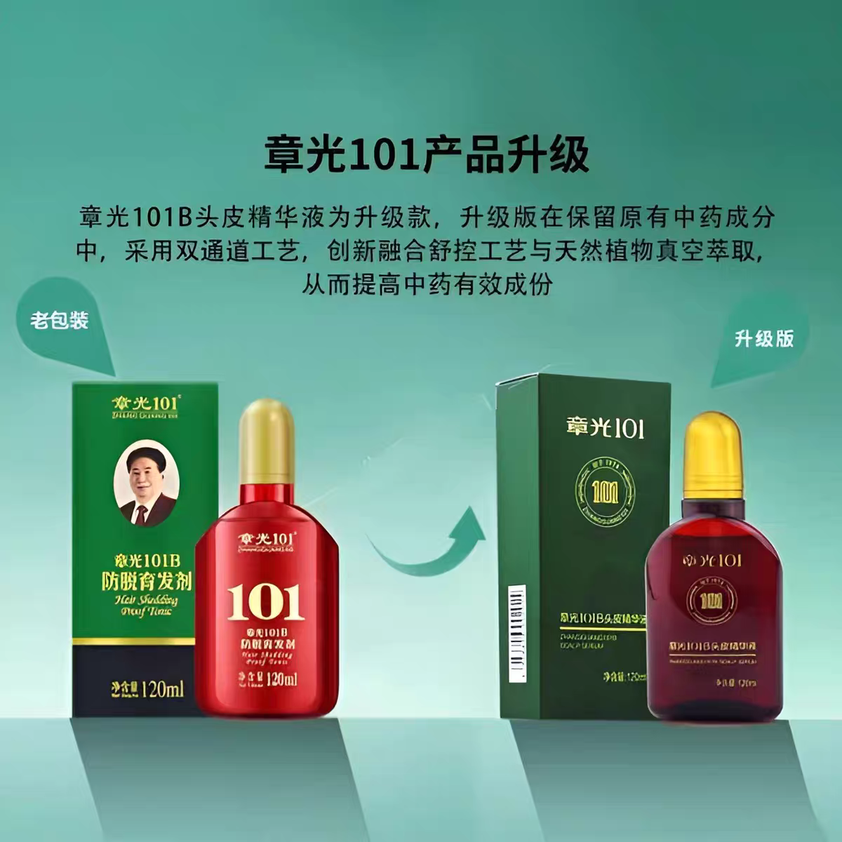 thumbnail for Zhangguang 101B Anti-Hair Loss Hair Growth Agent New Scalp Serum Herbal Hair Conditioning and Fixing Hair 120ml Hair Upgrade