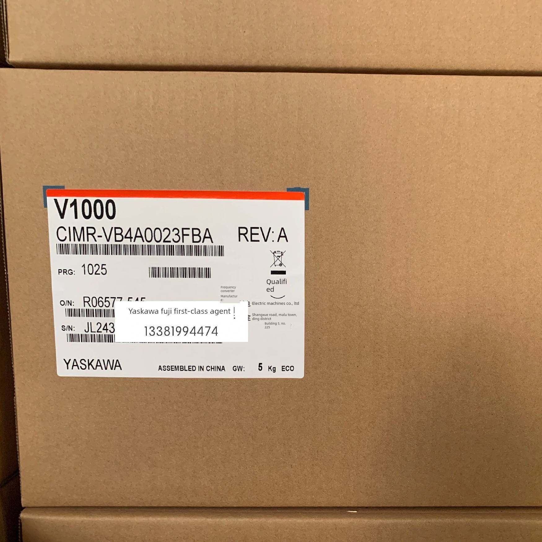 全新安川变频器V1000系列Cimr-Vb4A0011/0018/0023/0031/0038Fba