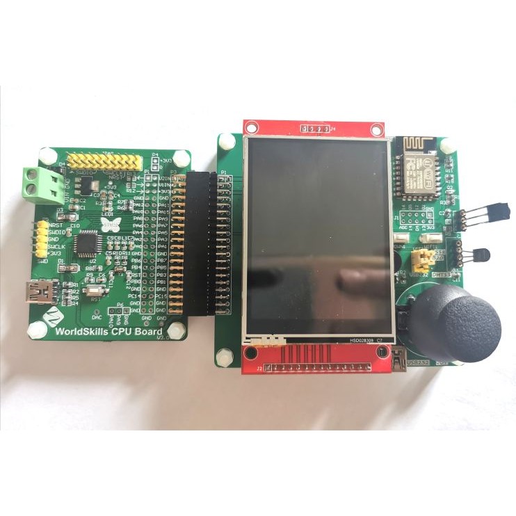 世界技能大赛 STM32L052单片机开发板 2.8寸触摸屏