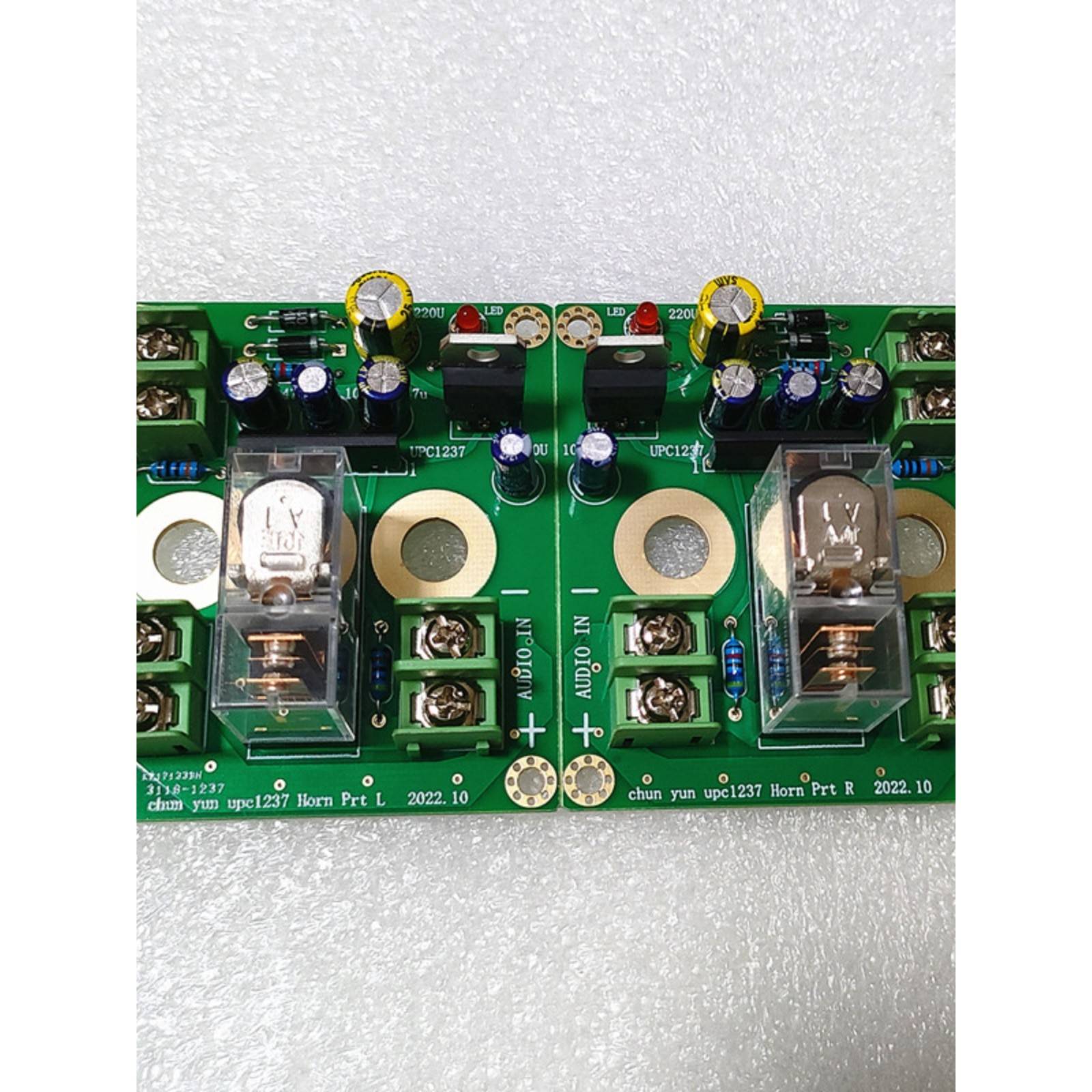 喇叭保护板pcb扬声器保护沉金板 c1237发烧功放输出保护电路板