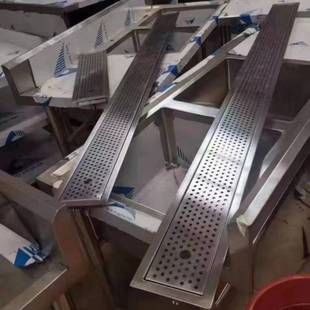 奶茶台面板扎啤机酒架定制不锈钢沥水板厨房沥水篮水槽板不锈钢