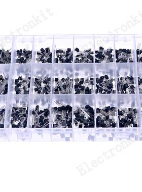 全新常用24种840个三极管包直插BC558/2N3906/A1015/S8050/S9014