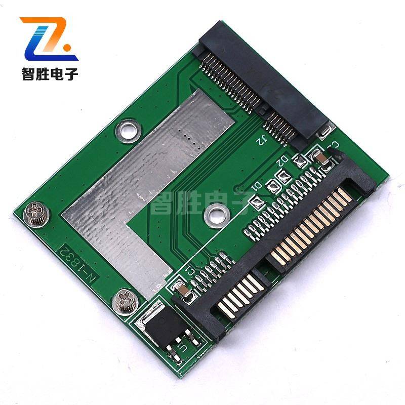 mSATA转sata转接卡 5cm MINI pcie SSD固态硬碟 转半高2.5寸SATA3