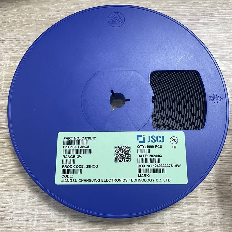 原装全新 78L12 CJ78L12 贴片SOT-89 三端稳压管 12V三极管