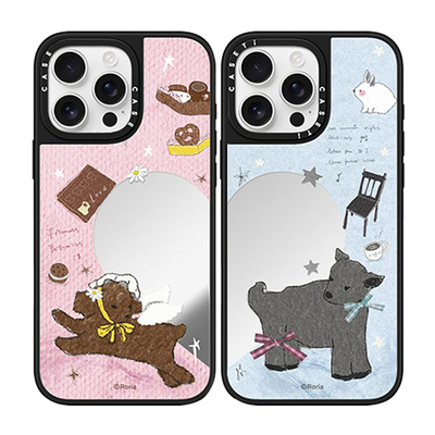 CASETi联名Roria Coffee&Cookie适用苹果iPhone16Promax手机壳15/14黑猫乐园13镜面12磁吸MagSafe华强北代购