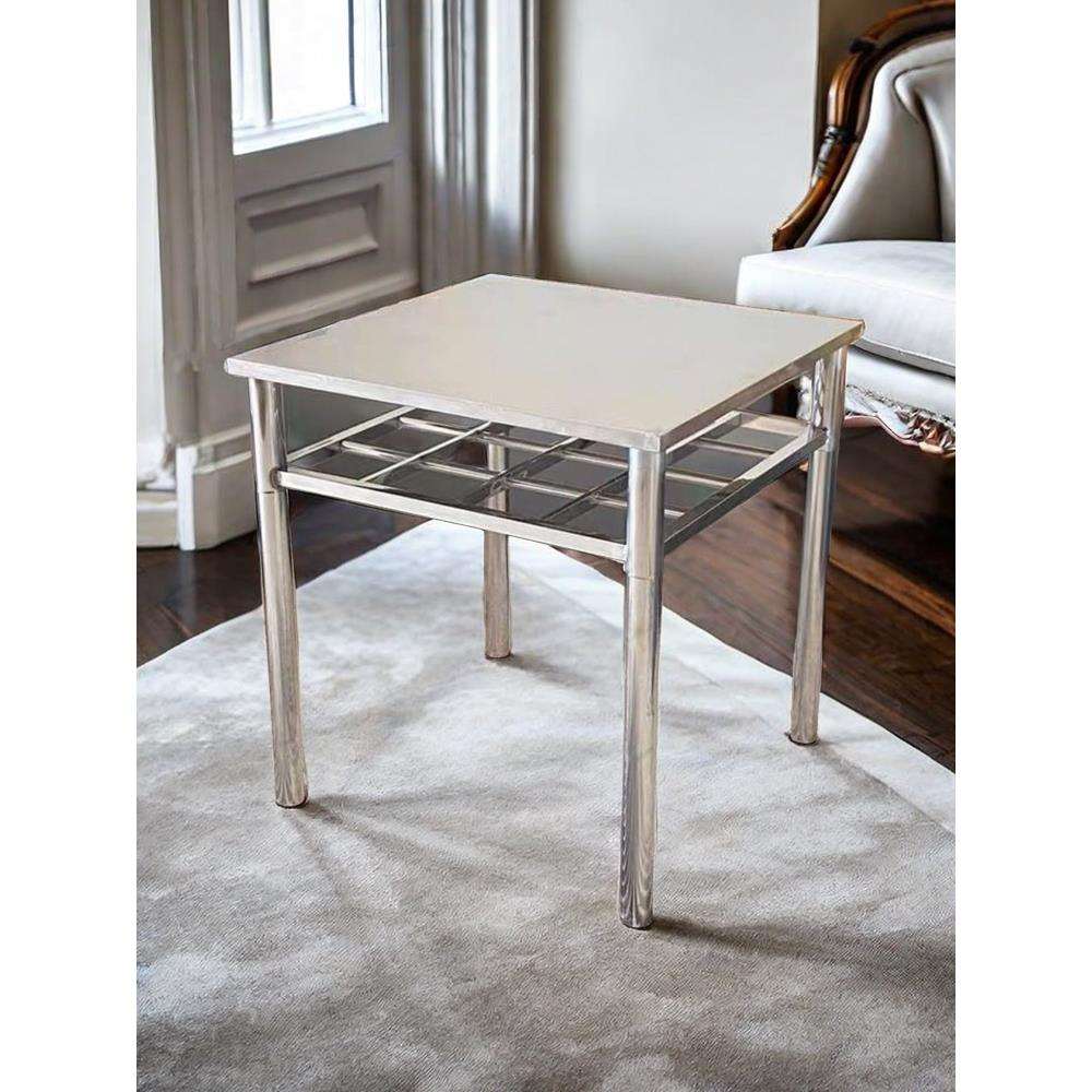 家用不锈钢瓷砖桌架烤火桌子餐桌架折叠餐桌四方桌学习桌吃饭