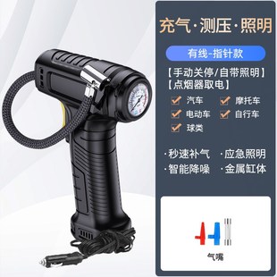 无线充电汽车手持智能数显家用小轿车电动轮胎气T泵车载充气泵