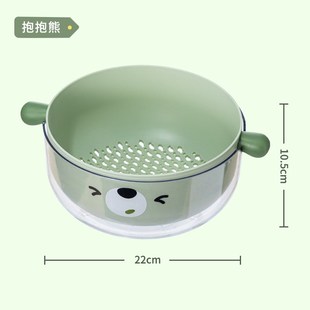 淘菜盆洗水果篮滤水神器客厅水果 双层洗菜盆d沥水篮家用厨房新款