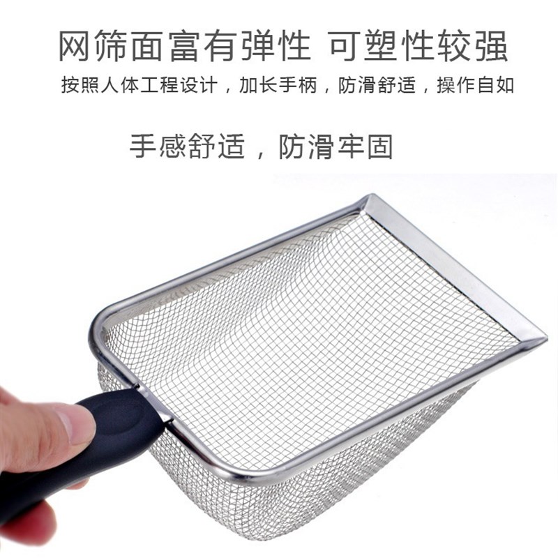 猫砂铲不锈钢细孔漏砂铲矿砂膨润土猫砂铲芦丁鸡砂铲猫咪用品