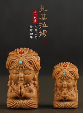 印度老山檀扎基拉姆手串穿搭文玩