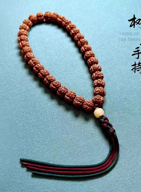 印尼爆肉树王藏式小金刚菩提子手串男士文玩金刚普提手持佛珠盘玩
