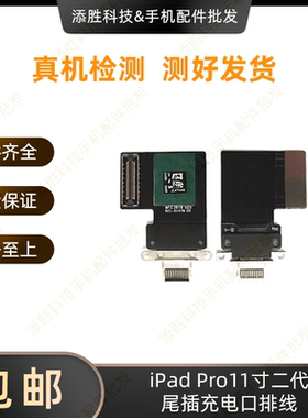 适用iPad Pro11寸二代尾插排线 A2228尾插充电口 A2230充电排线