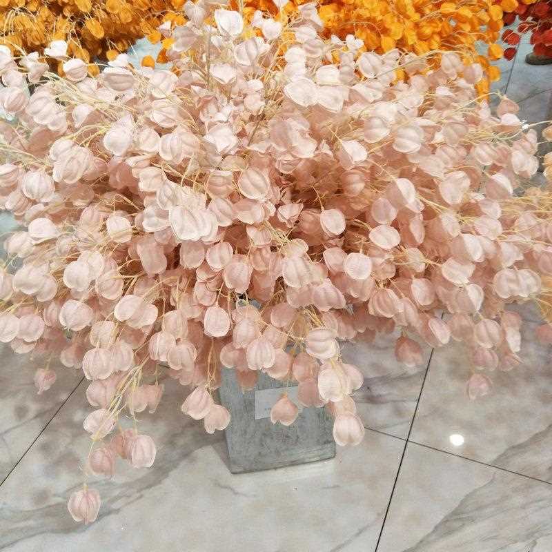 直销新款仿真杨桃子灯笼果婚庆婚礼布景装饰仿真花家居装扮假花手