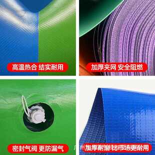 直销新款加厚儿童钓鱼池室内商用户外大型水池广场夜市游乐场充气