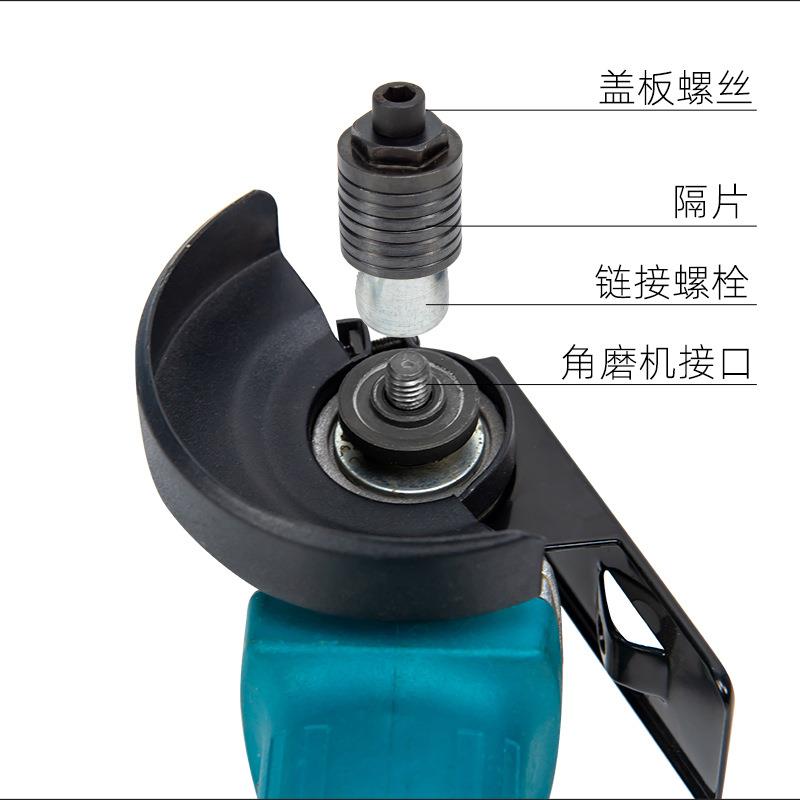 直销新款100型角磨机改装开槽机水电开槽角磨机改装多张切割片改