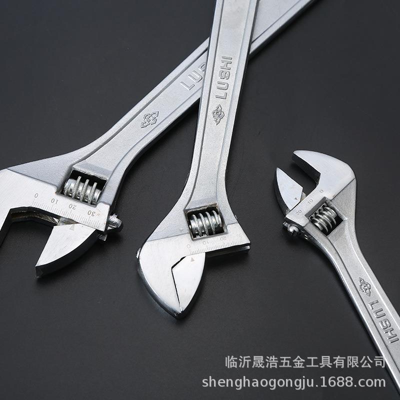 直销新款12寸活动扳手汽修机修工具开口扳手10寸活动板子