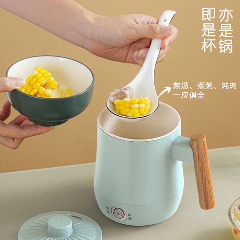 宿舍小功率烧水壶学生寝室迷你小型电热水壶90W200W煮面锅煮粥杯