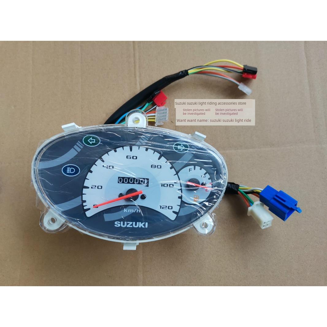 铃木丽彩Qs125T-2云彩Qs100T摩托车里程计速度计玻璃外壳底座