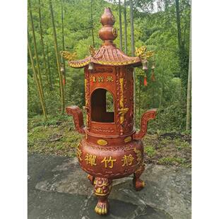 铸铁寺庙大香炉宝香炉宗祠户外香炉大香炉户外香炉三脚架纸香炉铜