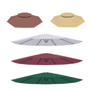 户外庭院遮阳伞伞布顶布香蕉伞伞布更换中柱伞手推伞布八股伞伞布