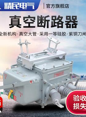 晶民高压真空断路器Zw20-12F/630A智能柱式真空开关，带Pt门狗