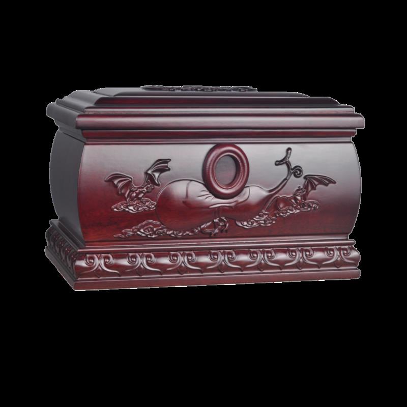 高档红酸枝木骨灰盒整体实木榫卯防潮盒骨盔盒寿盒迁坟盒顺丰包邮
