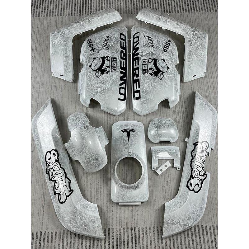 电摩托车小牛外壳N1N1S全套纯色烤漆渐变拉花适配小牛N1S/N1车壳