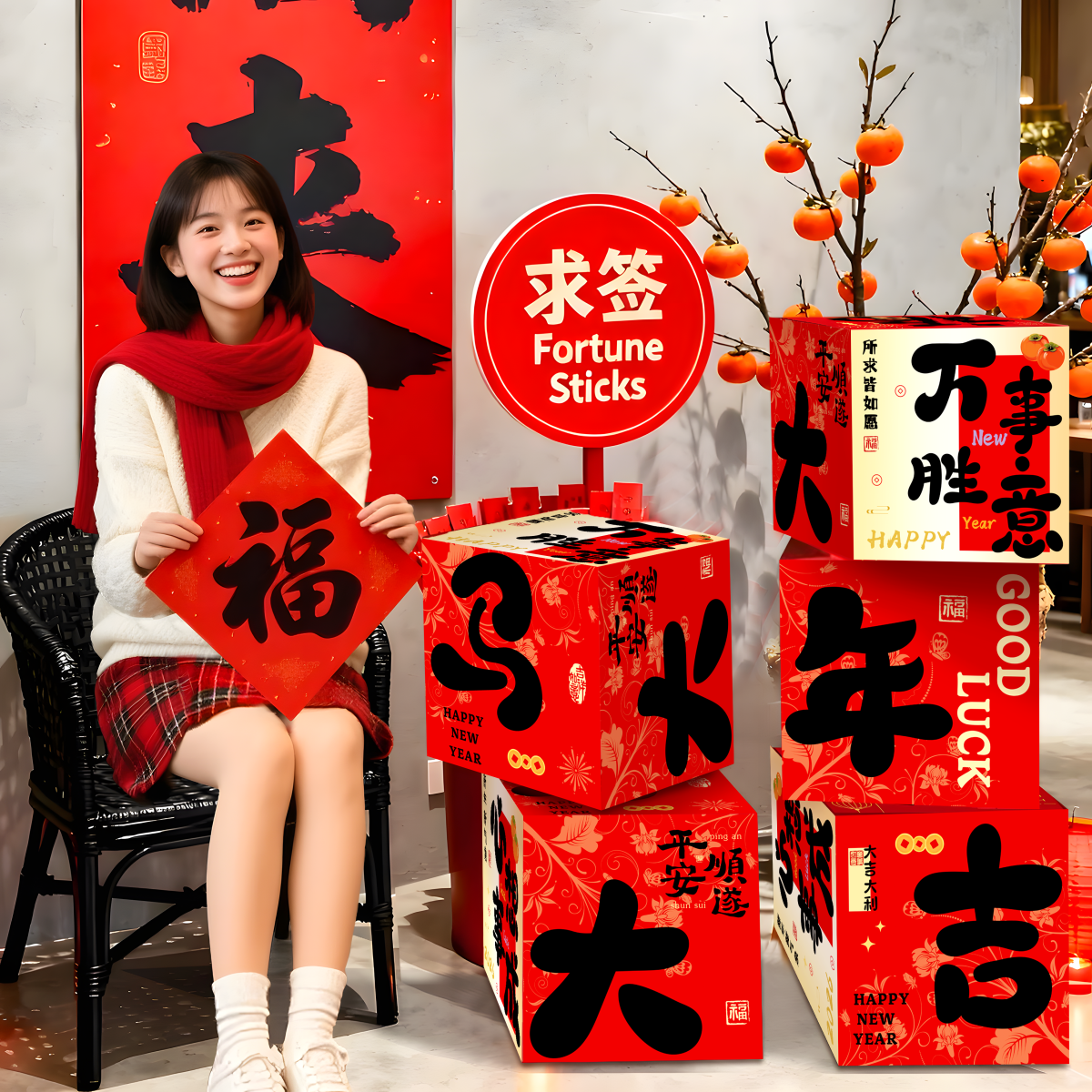 2026新年元旦现场景布置马年装饰品开门红气氛春节地堆盒堆头摆件,节庆用品/礼品,春节礼盒,淘宝优惠券,粉丝福利购,淘宝优惠卷