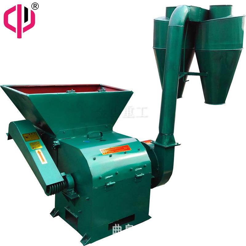 800型电机带动玉米秸秆粉碎机柴油机带草料加工沙克龙粉碎机