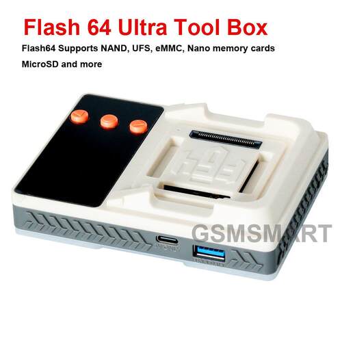 F64 编器程 Flash 64 Ul F64tra Box +器4 个适配 座子 英文 外贸