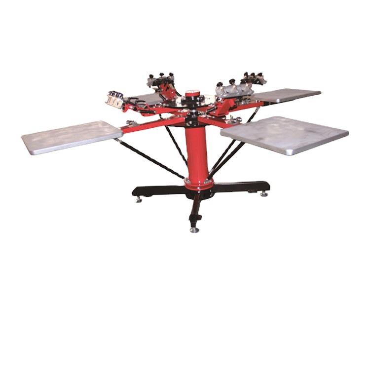 四色T恤丝网印刷机丝印机四色丝印机多色丝网印刷机4色丝网印花机