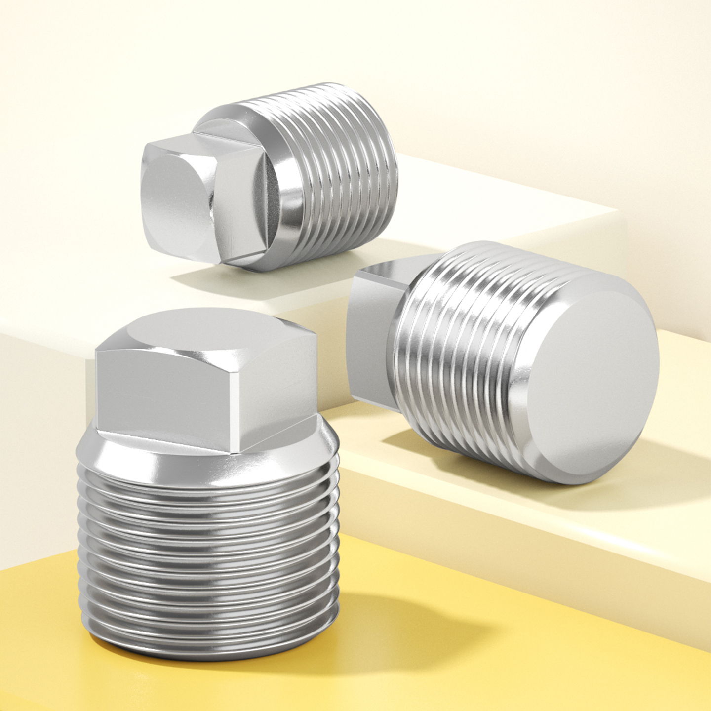 【全网热销】不锈钢外四方堵头