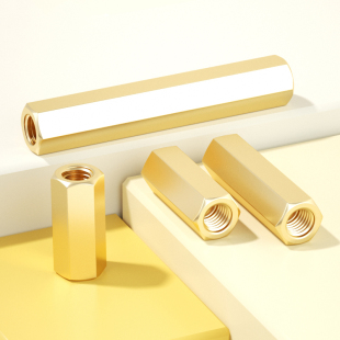 双通六角铜柱双头隔离柱螺母柱空心机箱主板电脑螺柱M2M3M4M5M6mm