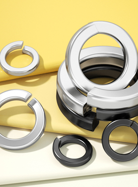 黑色304不锈钢弹垫弹簧垫圈弹簧垫片加厚华司介子M2M3M4M5M6-M33