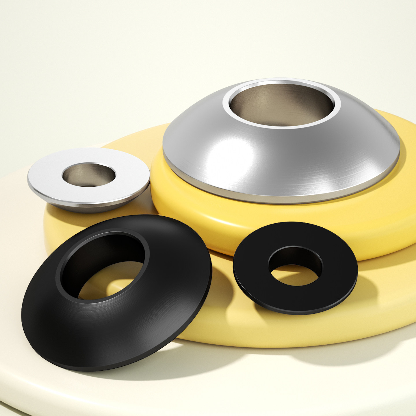 304不锈钢球面垫圈凹面垫面GB849铁发黑凸面垫片凸形M6M8M10-M24,五金/工具,垫圈,淘宝优惠券,粉丝福利购,淘宝优惠卷