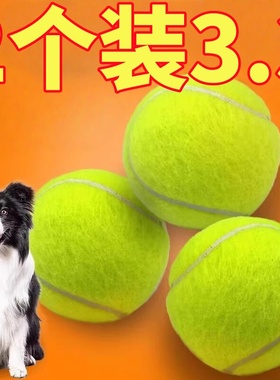 狗狗玩具球自嗨解闷神器宠物边牧金毛柯基耐咬球训练磨牙网球橡胶