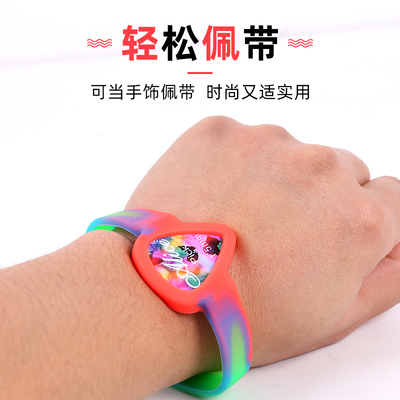 吉他拨片夹 手环手带个性拨片环套表圈 民谣吉他扫弦拨片盒子通用