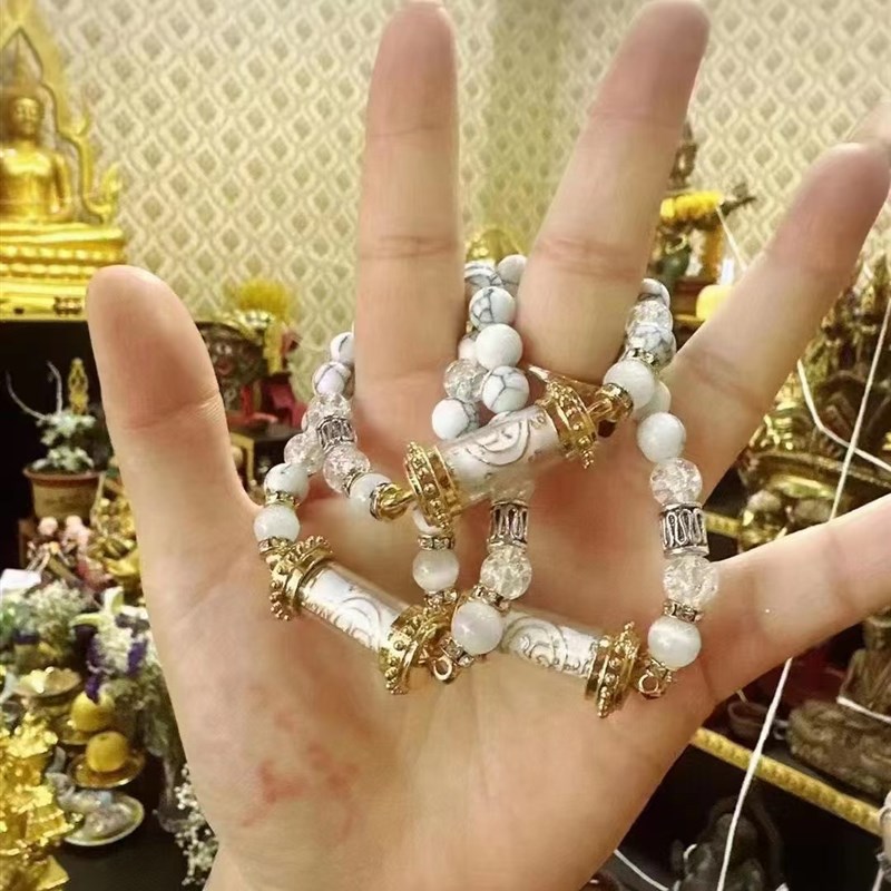 胖哥佛牌 鲁士坤皮 海王符管手链