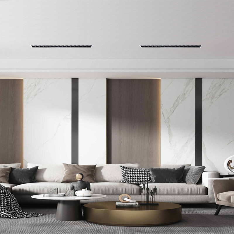 LED嵌入式天花格栅灯线性客厅无主灯长方形聚光泛光筒灯长条射灯,家装灯饰光源,格栅灯,淘宝优惠券,粉丝福利购,淘宝优惠卷