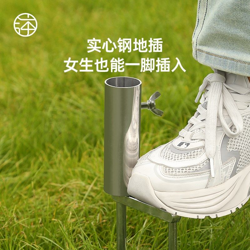 【配地插】户外摆摊专用遮阳大伞防晒大雨伞商用沙滩庭院伞太阳伞