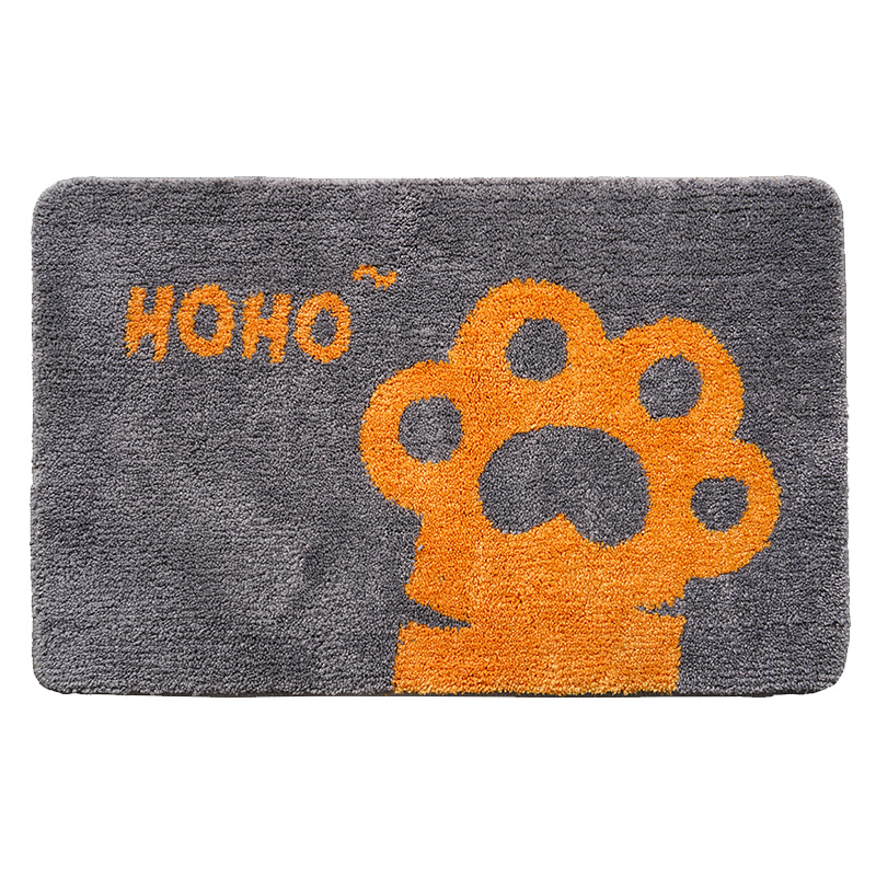 浴室地垫卫生间家用门口小地毯厕所门垫吸水脚垫防滑北欧猫咪宠物